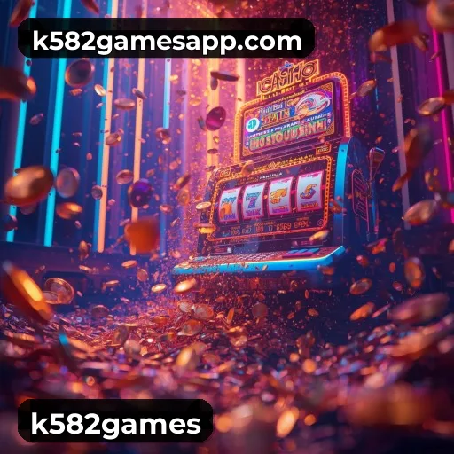 Aplicativo móvel k582games para iOS e Android